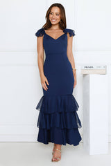 Pretty In Party Maxi Dress Navy
