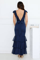 Pretty In Party Maxi Dress Navy
