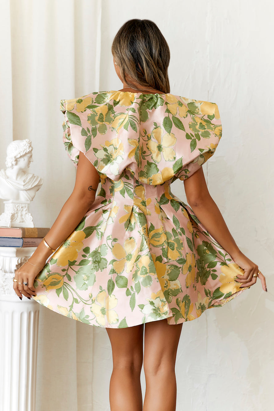 It's Giving Class Mini Dress Multi