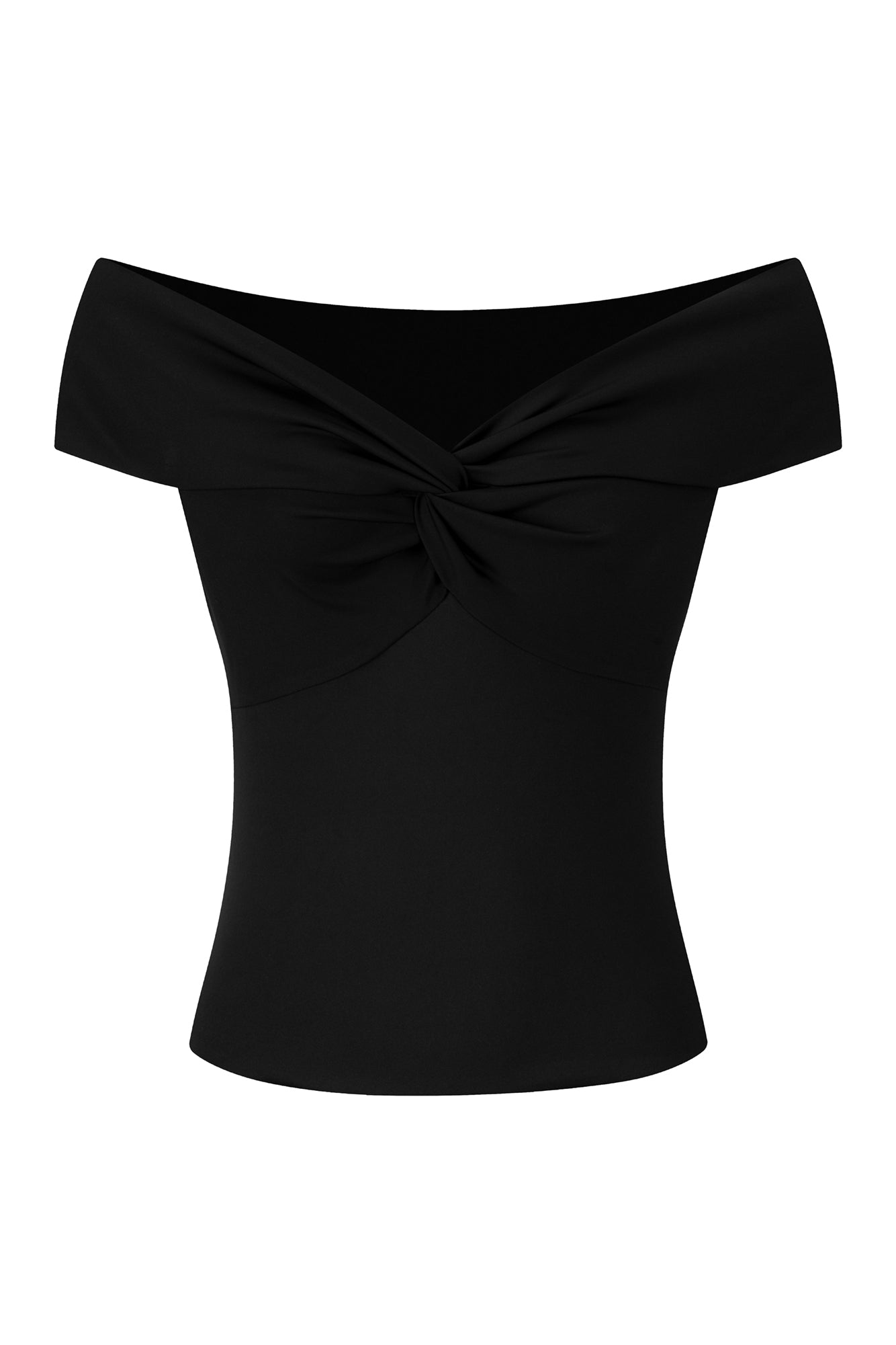 BASE Contour In The Studio Off Shoulder Top Black