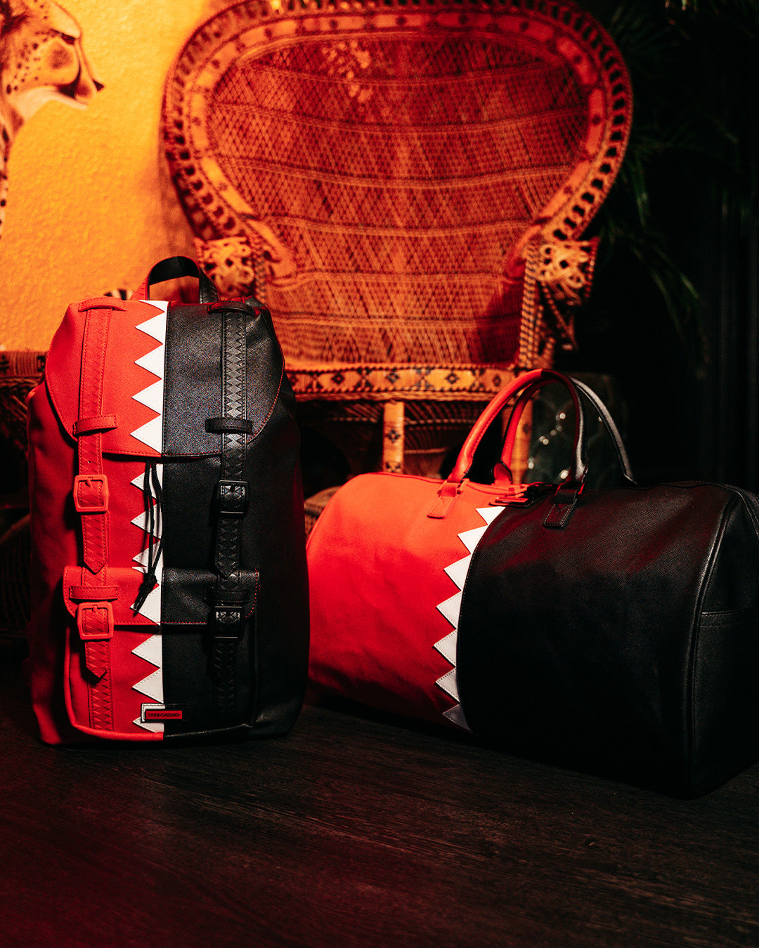 VERTICAL SHARK CUT & SEW HILLS BACKPACK