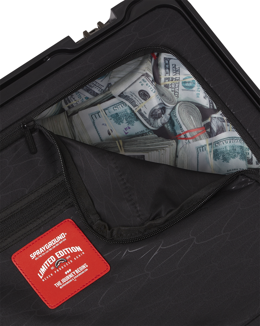 SHARKS IN PARIS THE RIZZ SHARKNAUTICS HARDSHELL CARRY-ON LUGGAGE