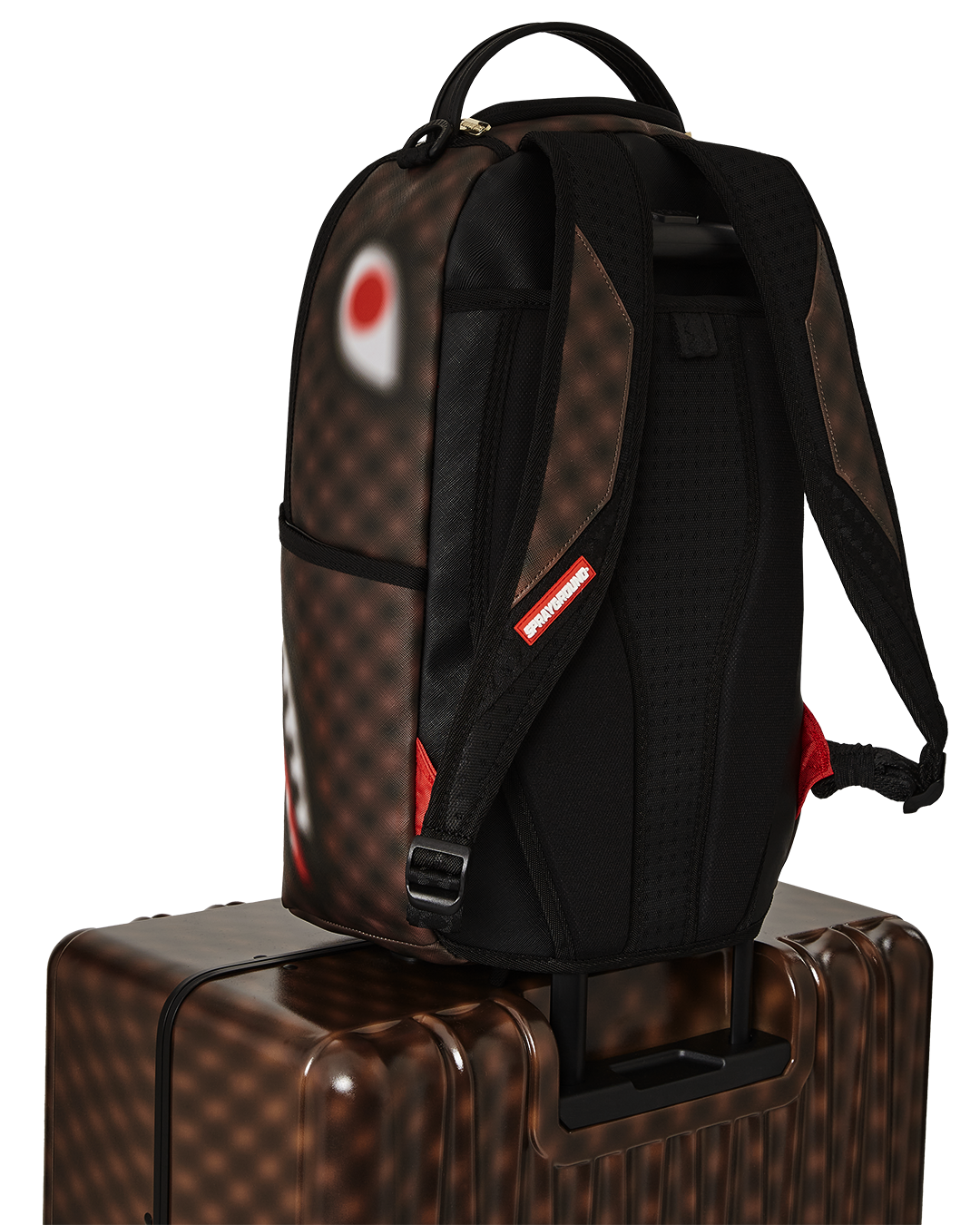 SHARKS IN PARIS BLUR EFFECT FULL SIZE LUGGAGE