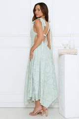 Love Sparks Fly Maxi Dress Sage
